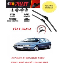 Phaff Fiat Brava Silgeç Sileceği Takımı 2001 Model Araca Özel Aparat