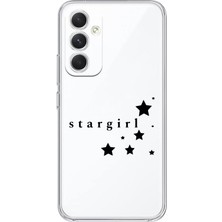 Manitoba Samsung Galaxy M34 Uyumlu Baskılı Yumuşak Silikon Şeffaf Telefon Kılıfı