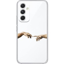 Manitoba Samsung Galaxy S25 Fe Uyumlu Baskılı Yumuşak Silikon Şeffaf Telefon Kılıfı