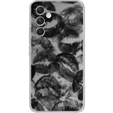 Manitoba Samsung Galaxy A04S Uyumlu Baskılı Yumuşak Silikon Şeffaf Telefon Kılıfı