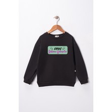 Dekim Moda Sweatshirt Kız Çocuk "oruç Sabrın Yarısıdır" Baskılı Pamuklu