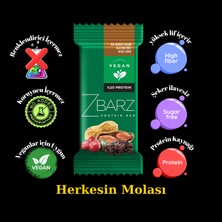 Zbarz Yer Fıstıklı Vegan Proteinli Meyve Barı 12 Li (Doğal Nar Ekşisi Hediyeli)