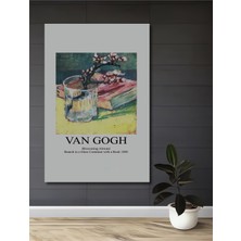 Teona Ahşap Van Gogh Badem Çiçekleri Ahşap Dekoratif Ev,antre,salon,ofis,mutfak,yatak Odası Tablo