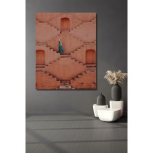 Teona Ahşap Kadın Figürlü Soyut Merdiven Sanat Ev,antre,salon,ofis,mutfak,yatak Odası Tablosu