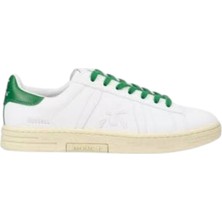 Premiata Russel - 7477 Hakiki Deri Beyaz Erkek Sneaker