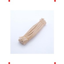 MarkEntegra Tüylü Tel Şönil Seti, 20 Adet, Bej 30CM