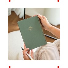 MarkEntegra A5 Spiralli Keten Kapak Noktalı Not Defteri