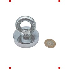 MarkEntegra 60MM Güçlü Deniz Mıknatısı - 90 kg Neodyum Mıknatıs