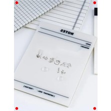 MarkEntegra Şeffaf Yapışkanlı Kareli Not Kağıtları