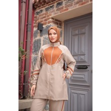 MİMİ LUXURY WEAR Kadın Tesettür Eşofman Takımı 523 Nefes Alabilir Rahat Kumaş Yeni Sezon