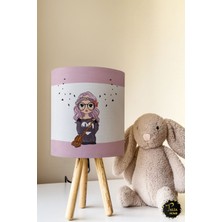 Talia Home Çizgifilm Çocuk Odası Abajur Masa Lambası TLAB-014