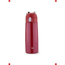 MarkEntegra Kırmızı 350 ml Çocuk Su Şişesi - Taşınabilir Matara