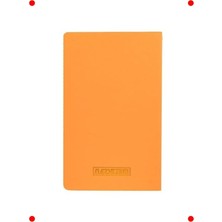 MarkEntegra Neon Seri Spiralli Defter, A4, 80 Yaprak Kareli, Turuncu