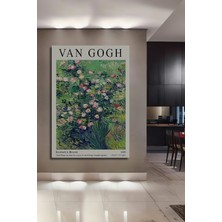 Teona Ahşap Van Gogh Gülleri Yağlı Boya Görünümlü Ahşap Dekoratif Ev,antre,salon,ofis,mutfak,yatak Odası Tablo