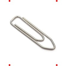 MarkEntegra Metal Ataş - Gümüş Renk - 100 Adet (25 Mm)