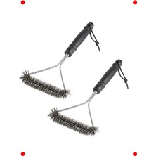 MarkEntegra 2 Adet Paslanmaz Çelik Izgara Fırçası, 30 cm