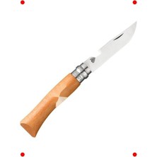 MarkEntegra Kayın Saplı Karbon Çelik Cep Çakısı