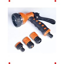 MarkEntegra Çok Fonksiyonlu Bahçe Sulama Tabancası - 3 Aparatlı