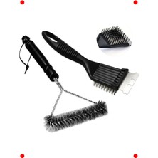 MarkEntegra 2'si 1 Arada Paslanmaz Çelik Mangal Tezleme Fırçası