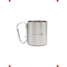 MarkEntegra Karabinalı Metal Seyahat Kupası - Tek Ebat