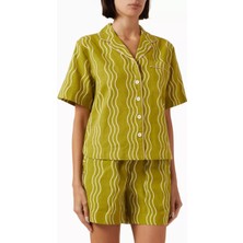 Tlemeda Ipek Twill Kırmızı Gömlek Lüks ve Zarif Ev Giyimi