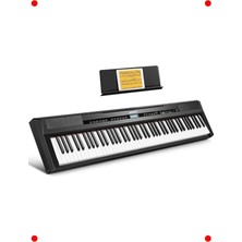 MarkEntegra Tuş Hassasiyetli Dijital Piyano (Siyah)