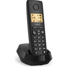 Khi-Zai Gıgaset Pure 100, Dect Telefon, Siyah, 14 Saat Konuşma, 180 Saat Bekleme, 50 Kişilik Rehber