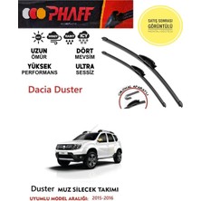 Phaff Dacia Duster 2015 Model Silgeç Sileceği Takımı Araca Özel Aparat