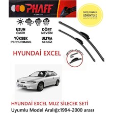 Phaff Hyundai Excel Silgeç Sileceği Takımı 1995 Model Araca Özel Aparat