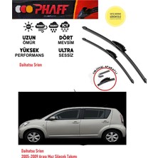 Phaff Daihatsu Sirion 2005-2009 Arası Uyumlu Silgeç Sileceği Takımı Araca Özel Aparat