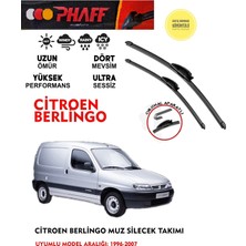 Phaff Citroen Berlingo Silgeç Sileceği Takımı 2005 Model Araca Özel Aparat