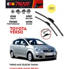 Phaff Toyota Verso Silgeç Sileceği Seti Araca Özel Aparat 2009 - 2013 Arası
