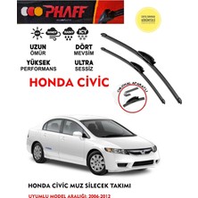 Phaff Honda Civic Silgeç Sileceği Takımı 2011 Model Araca Özel Aparat Fd6