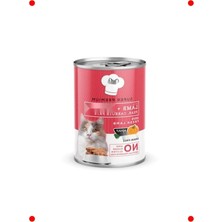 MarkEntegra Kuzu ve Balkabaklı Yetişkin Kedi Yaş Maması 12X400G