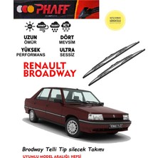 Phaff Brodway Telli Tip Silgeç Sileceği Takımı 2 Adet