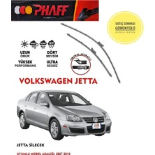 Phaff Volkswagen Jetta Uyumlu Muz Silgeç Sileceği Takımı 2007-2010 Arası Araca Özel Aparat