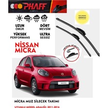 Phaff Nissan Micra Silgeç Sileceği Takımı 2013 Model Araca Özel Aparat
