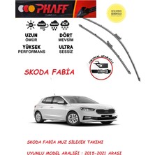Phaff Skoda Fabia Silgeç Sileceği Takımı 2019 Model Araca Özel Aparat