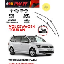 Phaff Wolsvagen Touran Ön Cam Muz Silgeç Sileceği Seti Araca Özel Aparat 2006-2015 Arası