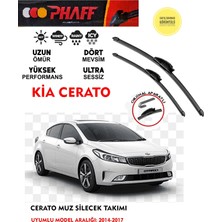 Phaff Kia Cerato Silgeç Sileceği Silgeç Silgi Takımı 2014 Model Araca Özel Aparat