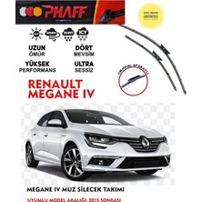 Phaff Megane 4 Silgeç Sileceği Takımı 12 13 15 16 Motor Araca Özel Aparat 2015 Sonrası