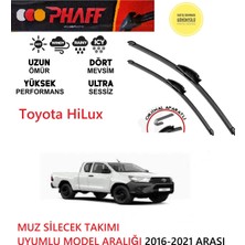 Phaff Toyota Hilux 2016-2021 Arası Silgeç Sileceği Araca Özel Aparat