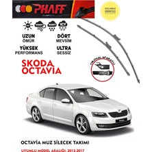 Phaff Skoda Octavia 2014 Model Silgeç Sileceği Takımı 14 16 18 Araca Özel Aparat