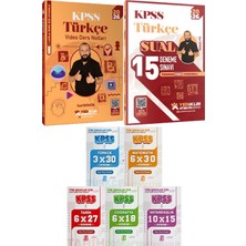 Yediiklim Yayınları 2026 Kpss Atölye Serisi Türkçe Video Ders Notları ve Sual 15 Deneme - 5 Ders 31 Deneme