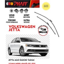 Phaff Volswagen Jetta 2016 Model Muz Silgeç Sileceği Takımı 1.2 1.4 1.6 Motor Araca Özel Aparat