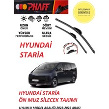 Phaff Hyundai Staria Ön Muz Silgeç Sileceği Takımı 2022-2025 Arası Araca Özel Aparat