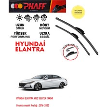 Phaff Hyundai Elantra Silgeç Sileceği Takımı Araca Özel Aparat (2016-2023) Arası