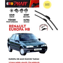 Phaff Renaullt 19 Europa Hb Silgeç Sileceği Takımı Ön Arka 3 Lü Set