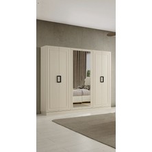 Aydınev Heybeli Mdf 6 Kapılı Dolap