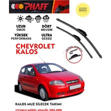 Phaff Chevrolet Kalos Silgeç Sileceği Takımı 12 14 Motor Araca Özel Aparat (2004 - 2008)